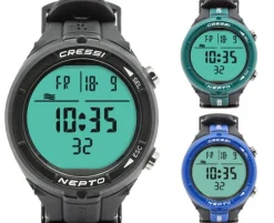 Montre ordinateur d'apnée et de chasse sous-marine NEPTO CRESSI SUB