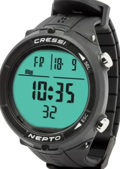 Montre ordinateur d'apnée et de chasse sous-marine NEPTO CRESSI SUB