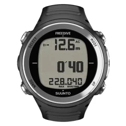 Montre ordinateur de chasse sous-marine et d'apnée D4F black SUUNTO
