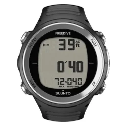 Montre ordinateur de chasse sous-marine et d'apnée D4F black SUUNTO