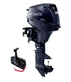 MOTEUR TOHATSU 4 TEMPS BI-Cylindre 20CV - Commande à distance
