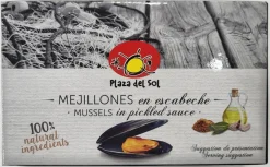 MOULES ESCABECHE 16/20 PLAZA 115G PLAZA DEL SOL