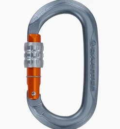 Mouqueton Ovale à vis OBX SG TITANIUM/ORANGE/TITANIUM CT