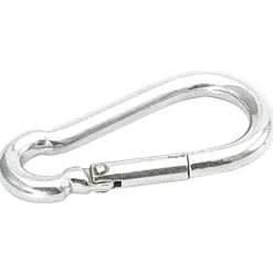 Mousqueton de plongée inox STAINLESS STEEL 70 mm AQUATYS