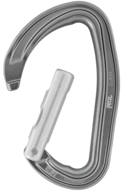 MOUSQUETON DJINN DROIT GRIS PETZL