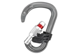 Mousqueton unidirectionnel à verrouillage vissé ATTACHE BAR PETZL