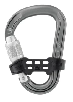 Mousqueton unidirectionnel à verrouillage vissé ATTACHE BAR PETZL