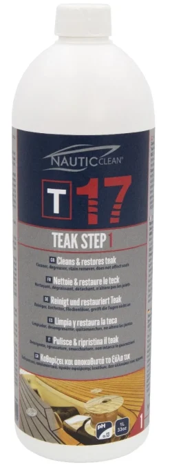 N°17 - nettoyant teck step 1 - 1 litre