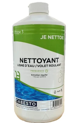 NET BORD LIQUIDE - nettoyant ligne d'eau et volet de piscine