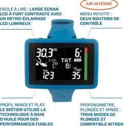 Ordinateur de plongée LUNA 2.0 AI avec émetteur SMART+ PRO SCUBAPRO