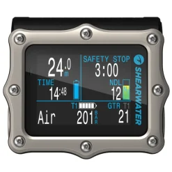 Ordinateur de plongée PERDIX 2 Ti silver SHEARWATER