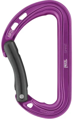 PACK DE 6 MOUSQUETONS SPIRIT COURBE PETZL