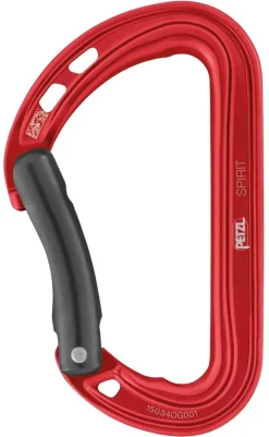 PACK DE 6 MOUSQUETONS SPIRIT COURBE PETZL