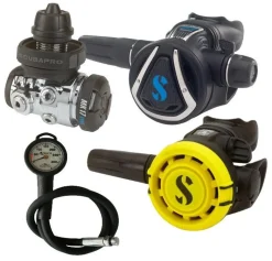 Pack détendeur de plongée MK17 EVO 2 DIN C370 + Octopus R105 + manomètre SCUBAPRO