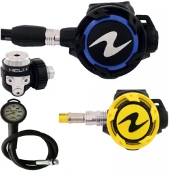 Pack détendeur HELIX DIN avec OCTOPUS & mano AQUALUNG