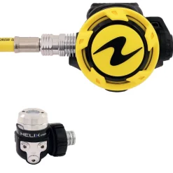 Pack détendeur HELIX PRO ACD DIN + HELIX PRO ACD PARTNER DIN AQUALUNG + Manomètre