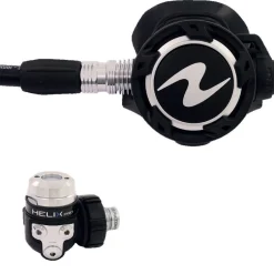 Pack détendeur HELIX PRO ACD DIN + HELIX PRO ACD PARTNER DIN AQUALUNG + Manomètre