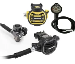 Pack détendeur XTX TUNGSTEN DIN + Octopus XTX 40 APEKS & Manomètre