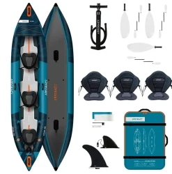 Pack kayak gonflable AZURA 415 3 places ABSTRACT
