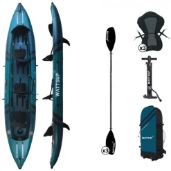 PACK KAYAK GONFLABLE COD 3 PERSONNES