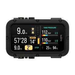 Pack ordinateur de plongée sous-marine NAUTIC bracelet Bungee + sonde TANK POD SUUNTO