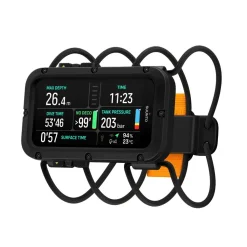 Pack ordinateur de plongée sous-marine NAUTIC bracelet Bungee + sonde TANK POD SUUNTO