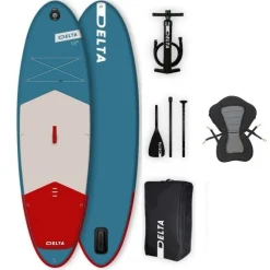 Pack paddle gonflable DELTA 10' option kayak (sup, pompe, pagaie, siège)
