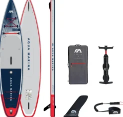 Pack paddle gonflable HYPER 12'6 AQUA MARINA (sup. pompe. leash)