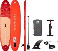 Pack paddle gonflable MONSTER 12' AQUA MARINA (sup. pompe. pagaie. leash)