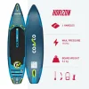 Pack paddle gonflable REGENT HORIZON 11'8 COASTO (sup. pompe. pagaie. leash. sac transport)