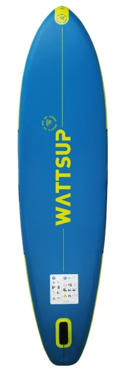 Pack paddle gonflable SAR 10'8" WATTSUP (sup.pompe.pagaie.leash)