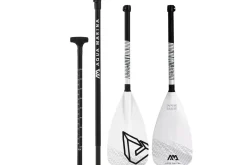 PAGAIE PADDLE SOLID FIBRE 3 parties AQUA MARINA