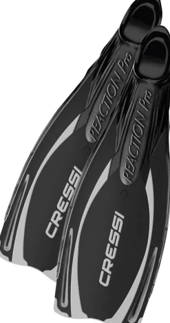 Palmes chaussantes REACTION PRO silver CRESSI SUB