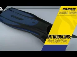 Palmes de plongée réglables PRO LIGHT jaunes CRESSI SUB