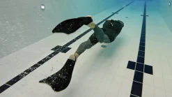 Palmes d'entraînement à l'apnée en silicone WOLVERINE Noir C4