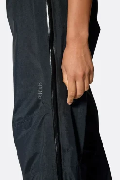 Pantalon Imperméable Femme Downpour Mountain Pants Wmns Black Rab