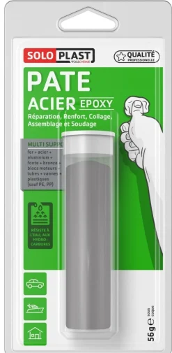 Pate epoxy Acier - 56GR - dessous et dessus la ligne de flottaison
