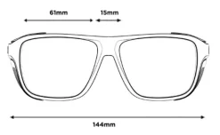 PATHFINDER Grey Frost offshore Blue Polarized BOLLE
