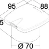 PATIN 300X100X20MM - VDM CLOP - VDM CLOP