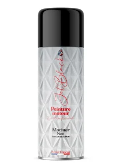 PEINTURE MOTEUR - SPRAY NOIR MARINER toute année