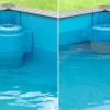 PISCINE BOIS PISTOCHE 2x2M avec Couverture de sécurité. filtration incluse et réglable sur 2 hauteurs d'eau