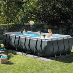 PISCINE HORS-SOL ULTRA XTR 5M49 X 2M74 X 1M32 AVEC FILTRE A SABLE INTEX