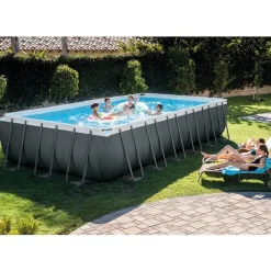 PISCINE HORS-SOL ULTRA XTR 7M32 X 3M66 X 1M32 AVEC FILTRE A SABLE INTEX