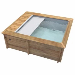 PISCINE URBAINE 4.20x3.50xHt1.33M avec Couverture Immergé Automatique myPool