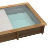 PISCINE URBAINE 4.20X3.50XHt1.33M avec Couverture Automatique immergée automatique. Filtre à Sable. Pompe à Chaleur et Coffre de Filtration