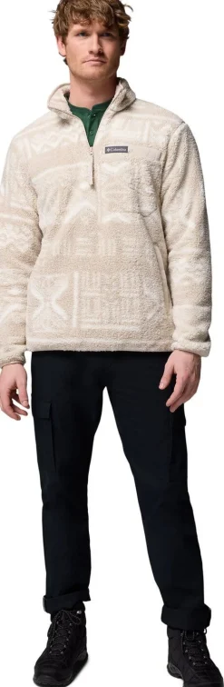Polaire Homme RUGGED RIDGE HIGH PILE HALF ZIP DARK STONE DESCHUTES DAYS COLUMBIA