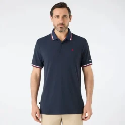 Polo de navigation à manches courtes homme EVO PRO LITE 2.0 NAVY MUSTO