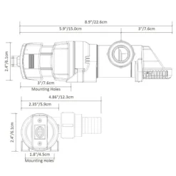 POMPE DE CALE ELECTRIQUE AUTOMATIQUE - LOPRO 900S - 57 L/Mn