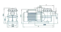 Pompe de filtration piscine mini clair Oclair