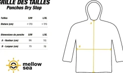 Poncho parka de surf et longe-côte DRY STOP L/XL adulte unisexe MELLOW SEA ANFIBI